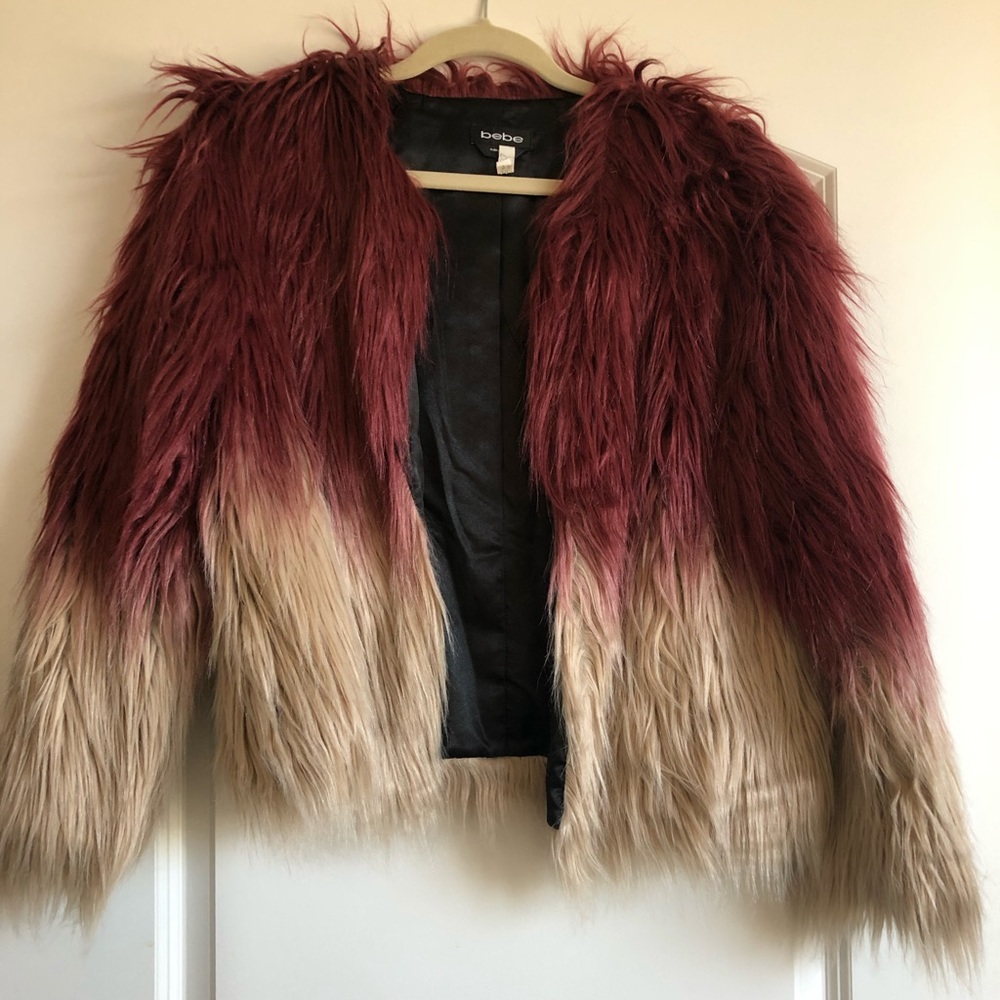 Bebe Faux fur coat